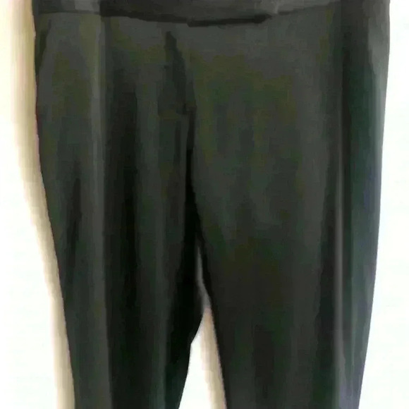 Theory Satin Finish Flare Leg Trousers. - Picture 3 of 5